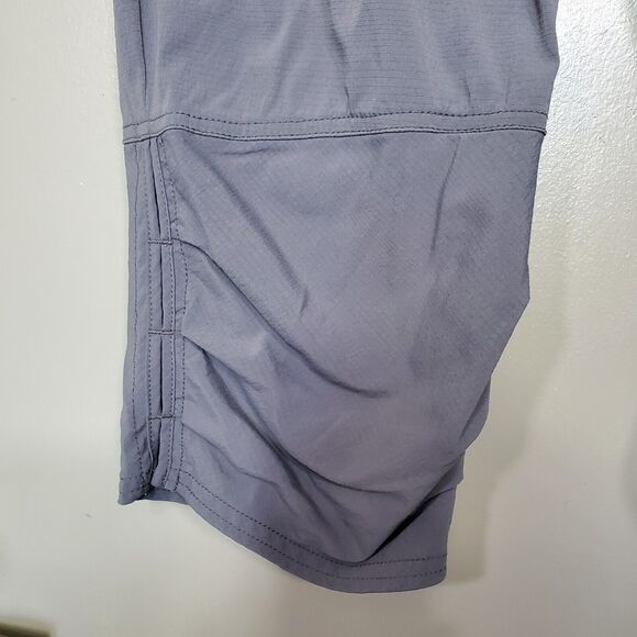 Prana Jasmine Kicker Capri Pants Size 10 Gray Hiking Outdoor Ripstop Fabric - Picture 4 of 9